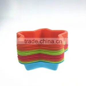 Silicone Muffin Baking Cups Silicone Cupcake Liners Cupcake Mold Cupcake Square Paper Baking Cups thumbnail-4