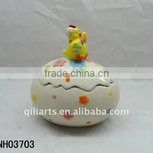 Ceramic Easter Decoration Cookie Jar thumbnail-1