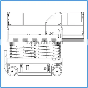 12M Hydraulic Scissor Lift/self Propelled Scissor Lift thumbnail-2