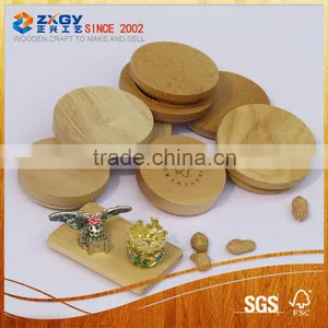 2015 China Supplier Cheap New Product Custom Wooden Lids for Canister thumbnail-1