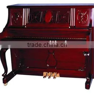 Red Wood Archaic Upright Piano 125C2 thumbnail-1
