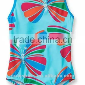 2012 Chlorine Resistant Fabric PBT Woman Swimwear Printing Swimsuit thumbnail-1