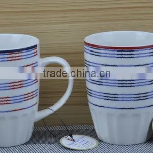 11OZ Metal Electroplate Design Full Decal Print Coffee Cups, Shiny Surface New Bone China Mug, KL8009-307 thumbnail-2