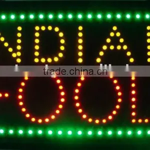 Indian Food Pipes Led Sign thumbnail-1