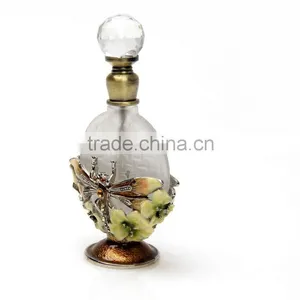 Wholesale High Quality Dragonfly Glass Perfume Bottles Uinique Shape Glass Perfume Bottle thumbnail-2