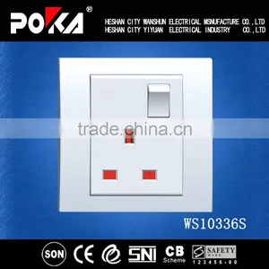 Single 250V 13A Switch Socket Outlet, Electric Switch and Socket Modern thumbnail-1