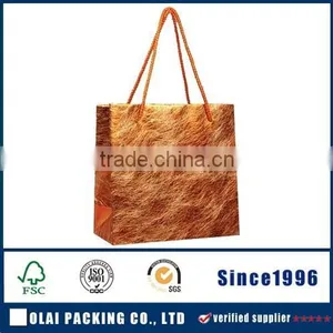 2013 Popular Fashionable Gift Paper Bag With Handle Factory Direct Sale thumbnail-1