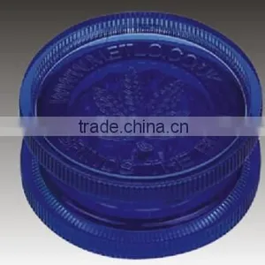 Herb Grinder, Tobacco Grinder in 2 Layers, Cheap Plastic Grinder, Diameter 53mm thumbnail-3