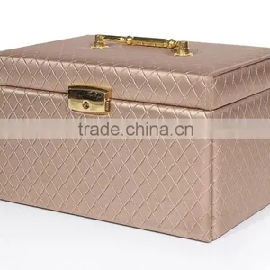 2015 Luxury Fashion Multi-functional Leather Dressing Box With Fish Scales thumbnail-2