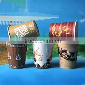 350ml Paper Cup and Saucer thumbnail-1