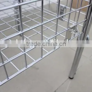 Metal Wire Cage Bin Storage Container thumbnail-2