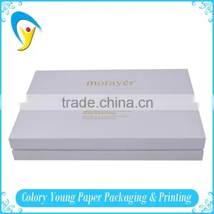 White Hot Stamping Cosmetic Gift Set Paper Packaging Box thumbnail-5