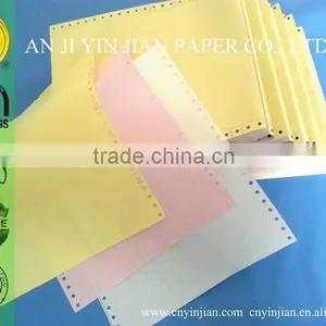 High Quality Computer Continuous Paper Ncr Copy Paper Computer Continuous 3-ply Carbonless Paper thumbnail-1