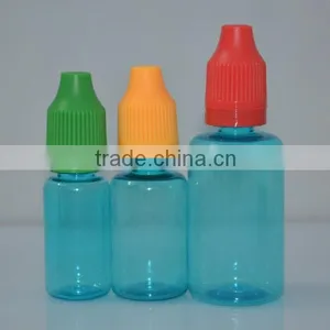 30ml Long Neck Pet Bottle Light Blue / Light Blue Pet Bottle Tamper Childproof Cap/ Light Blue Empty Bottle 30ml thumbnail-1