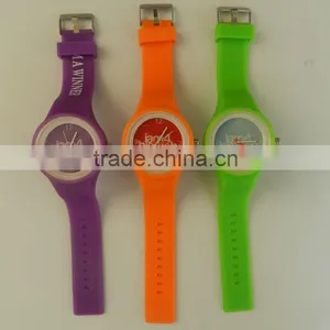 Wholesale Fashion Jelly Color Cheap Student Watch for Children thumbnail-1