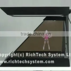 2015 Best Product Richtech 3D Hologram Display 3 Sides Showcase thumbnail-5