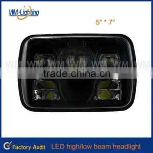 Rectangle Wrangler Headlight 5"x7" H/l Beam, 2000lm Truck Headlight With CE,ROHS thumbnail-1
