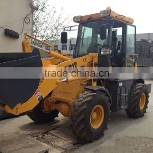 Manufactuer SZM 912 Mini Loader 4WD Hot Sale With CE Mini Wheel Loader ZL12 thumbnail-1