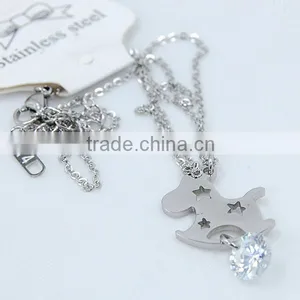 Silver Plated Horse Pendant thumbnail-1