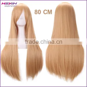 Long Cosplay Wigs for Black Women Grey Hair Lace Wig Made in China thumbnail-2