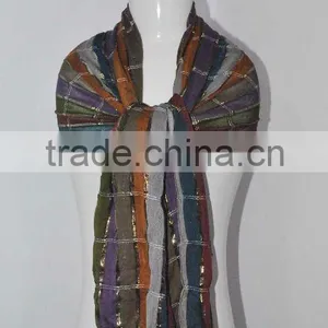 Viscose Lurex Scarves thumbnail-1