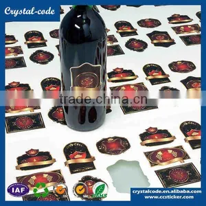 Custom Printing Rolled Waterproof Hot Stamping Wine Label thumbnail-3