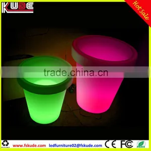 Rgb Light Remote Control Led Flower Planter Pot With Waterproof thumbnail-3