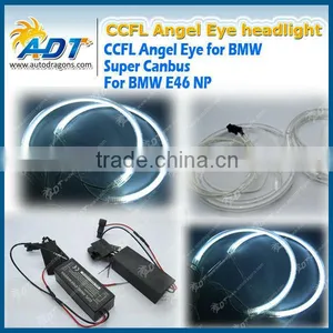 145mm Ring Super Bright Halo Ring CCFL Angel Eyes Headlight Kit For BMW thumbnail-1