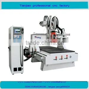 Good Performance High Quality Round Disk 9kw HSD Spindle Atc Cnc Router With 8 Tools TJ1325 thumbnail-1