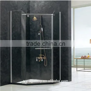 Diamond Shape Tempered Glass Shower Enclosure thumbnail-1