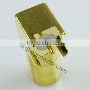 Right Angle Thru Hole Plug SMB PCB Connector thumbnail-1