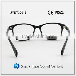 Black Round Hot Selling Acetate Reading Glasses thumbnail-5