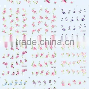 BLE Series French Design Water Transfer Nail Art Sticker & Decals thumbnail-1