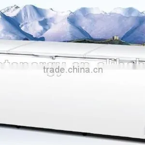 100-1700L Chest Freezer Double Door Chest Freezer Horizontal Freezer thumbnail-6