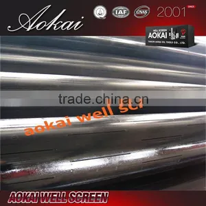 Professinal Manufacture G57 Non Clogging v Shaped Slotted Liner Well Screen thumbnail-1