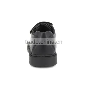 Bulk Wholesale Customized Wide Size Uniform Kids School Shoes Quality Boys Black Leather School Shoes for Student thumbnail-5