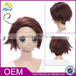 New Product High Quality Wig in Stock Axis Powers Hetalia Korea Brown Short Wig Anime thumbnail-1