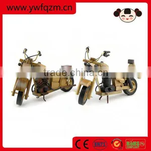 Small Wooden Motorcycle Toy thumbnail-1