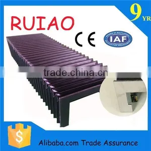 China Factory Hebei Ruiao Machine Tool Accessory High Quality Nylon Cloth Accordion Bellows Cover thumbnail-1