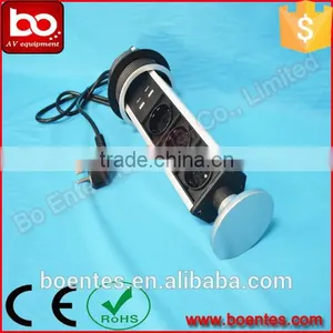 Popular Selling Kitchen Worktop Pop Up Socket With USB Charger thumbnail-2