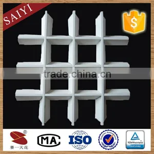 70*70mm Cell Size 100*100mm Hotel Corridor Ceiling of Aluminum Grid thumbnail-3