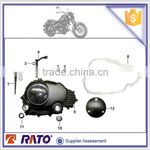 Motorcycle Crankcase Cover Oil Level Gauge for TC200 thumbnail-1
