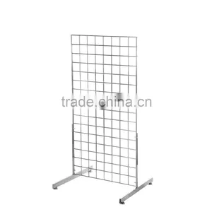 Chrome T-Legs for Gridwall Mesh,Gridwall Stand T-Legs thumbnail-2
