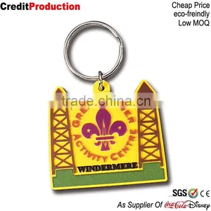 Cheap Giveaway Reflective Pendant Toy Plastic Pvc Keychain thumbnail-1