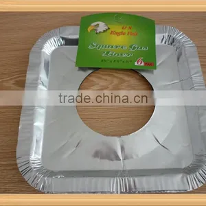 Clean Aluminum Foil Square Gas Burner thumbnail-4