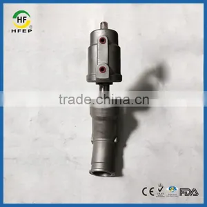Two Way Metal Head Clamp Pneumatic Control Angle Seat Valve thumbnail-2