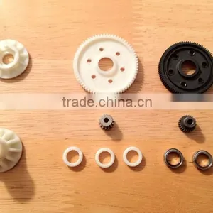 OEM Durable Plastic Double Spur Gear With CNC Hobbing thumbnail-1