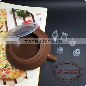 CTBED214 Silicone Macarons Decoration Pot Baking Special Tools Cake With 4 Decorating Nozzle thumbnail-2