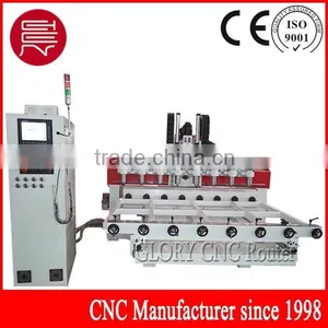 Table Moving Eight Spindle Cylinder Wood Engraving Machine thumbnail-1