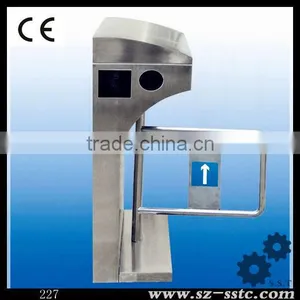 RFID Access Control Automatic Swing Barrier Gate/turnstile Barrier Swing Gate thumbnail-1